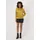 Freshlions Bomberjacke "Aurelia", Damen, Gr. L, gelb (senf), 100% Polyester, unifarben, lang, Rundhals, Jacken Bomberjacke, im sportlichen Design
