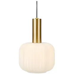 Markslöjd - Sober Pendelleuchte Small Brushed Brass/White