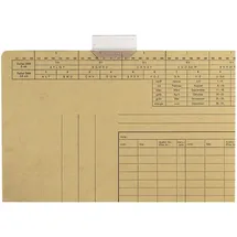 Leitz Vollsichtreiter 50 mm 3-zeilig Transparent 50 St.