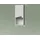 livinity® Badschrank, Weiß, 30 x 67 cm mit Tür und offenem Fach