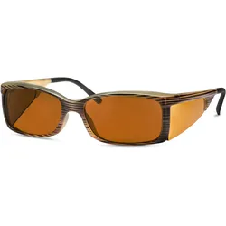 Sonnenbrille ESCHENBACH OPTIK "ambelis", Damen, orange (orange, braun), casual, Brillen, mit kürzbaren Bügeln