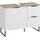 BASIC by Balculina Waschbeckenunterschrank Denver 80 x 60 x 35 cm Weiß