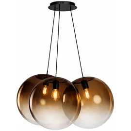 s.luce Orb Cluster 3-flg. 40 cm Rund/Kupfer Verlauf/Schwarz