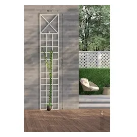 CLP 2er Set Rankgitter Trigo Zur Wandbefestigung I Rankhilfe Für Die Wand I Rankzaun Aus Lackiertem Metall