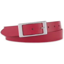 Ledergürtel BERND GÖTZ, Damen, Gr. 105, rot, Leder, unifarben, casual,modisch,klassisch,feminin, Gürtel, in vielen abgestimmten Farben