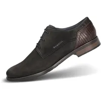 Bugatti Herren Business Halbschuh mit eleganter Linienführung, schwarz, 46