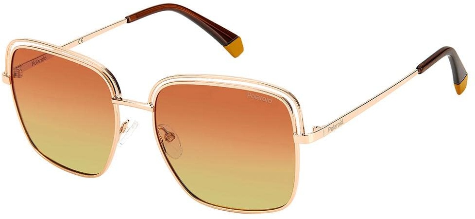 Polaroid Sonnenbrille PLD 4104 / S DDB/LA Sonnenbrille Frau Farbe Goldbraun Glasgröße 56 mm - L