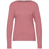 STREET ONE Damen A302973 Weicher Strickpullover, Sugar Coral Mel.,
