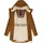 Ragwear Wintermantel "Elsie", Damen, Gr. S (36), braun (zimt), Außenmaterial: 65% Polyester, 35% Baumwolle. Innenfutter: 100% Polyester. Wattierung: 100% Polyester, tailliert ca.