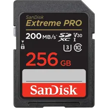 SanDisk Extreme Pro SDXC UHS-I U3 200 MB/s 256 GB