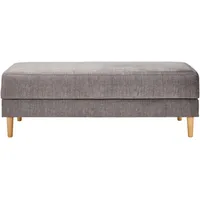Max Winzer Hocker, Grau, Holz, Buche, rechteckig, 135x48x57 cm, Goldenes M, Made in Europe, klappbar, Stauraum, Wohnzimmer, Hocker, Sitzhocker