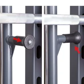 HMS UWN070 (2 Teile) Beinpressenhalter, Zubehör für Cyklop HMS