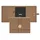 Boss Mappe, Double B Folder A5 Schreibmappe Camel - Braun