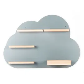 BOARTI Kinderregal Wolke Holz grau