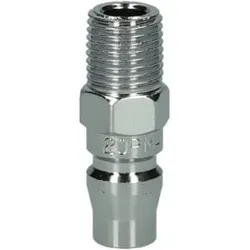 KS Tools Metall-Stecknippel, 1/4"AG, Asien