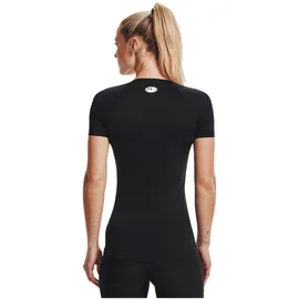 Under Armour HeatGear Kompressionsshirt Damen 001 black/white L