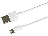 PremiumCord Apple Lightning auf USB Kabel 1m , für Apple iPod / iPad / iPhone, Apple Lightning 8-pin Stecker auf USB 2.0 Stecker, weiß