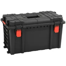 vidaXL Koffer für Flugreise Tragbar Schwarz 57x35x32,5 cm PP