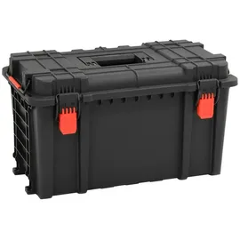 vidaXL Koffer für Flugreise Tragbar Schwarz 57x35x32,5 cm PP