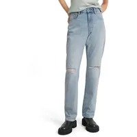 G-Star Viktoria High Straight blau (25/30), Lässig, Baumwolle, Denim