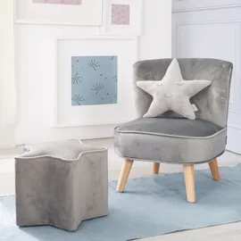 roba Kindersessel Lil Sofa 3-tlg. grau