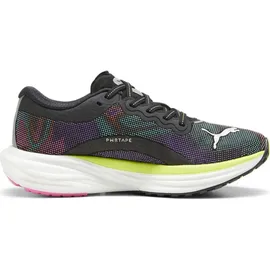 Puma Deviate Nitro 2 Psychedelic Rush Laufschuhe - Black / Lime Pow / Poison Pink - EU 38