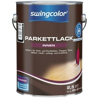 swingcolor Parkettlack 6180.D2,5.0 (Farblos, Glänzend, 2,5 l, Wasserbasiert)