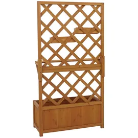 Mendler Hochbeet HWC-P68 135 x 70 x 30 cm Braun