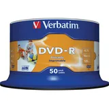 Verbatim DVD-R 4,7 GB 16x bedruckbar 50 St.