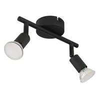 GLOBO Deckenstrahler Spotlampe Deckenlampe verstellbar Wohnzimmerlampe schwarz l 22