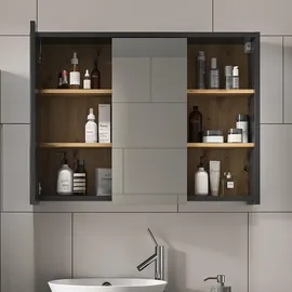 Vicco Viola 100 cm anthrazit/eiche