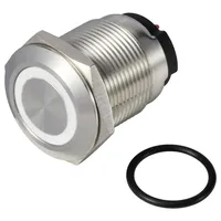 TRU Components TC-13224228 ONPOW6319F-10ZE/Q/W/12V/S Drucktaster 36 V DC/AC 2
