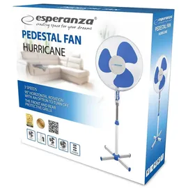 Esperanza EHF001WB 40 cm Standventilator Blau/Weiß