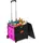 Relaxdays Einkaufstrolley pink/schwarz 0,47 x 0,49 x 0,13 m
