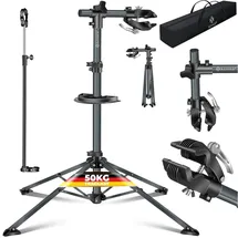 Kesser Fahrradmontageständer Profi Fahrradständer bis 30 kg grau