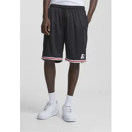 Starter Black Label "Starter Black Label Starter Mesh Sport Short", Herren, Gr. M, US-Größen, schwarz, 100% Polyester, loose fit, Hosen Shorts