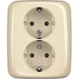 Busch-Jaeger Doppelsteckdose Weiß
