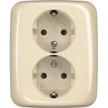 Busch-Jaeger Doppelsteckdose Weiß