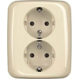 Busch-Jaeger Doppelsteckdose Weiß