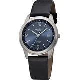 REGENT Herren Uhr F-682 Leder Quarzwerk Armband-Uhr schwarz D2URF682