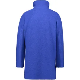 Amber & June Kurzmantel mit Stehkragen in Bright Blue Melange | Gr.: 38