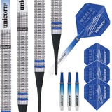 Unicorn Information System Unicorn 2019 Edition-Gary Anderson Soft Darts Dartpfeile mit weicher Spitze, blau, 20 g