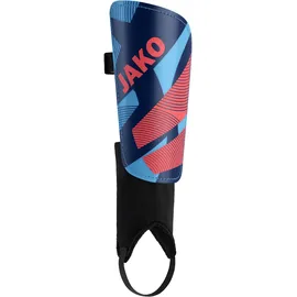 Jako River Classic Schienbeinschoner skyblue/navy/coral XS