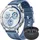 Huawei Watch GT 5 46 mm Silber Gewebe-Armband Blau + Freebuds 5i