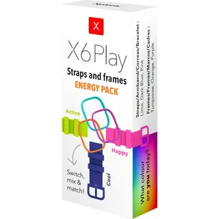 XPLORA X6 Play Kids Ersatzarmband Hellblau, Pink, Grün