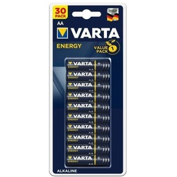Varta Family Packung mit 30 AA-Alkalibatterien (Lr06) 1,5 V