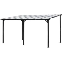 Home Deluxe Terrassendach ECO 300 x 420 cm Anthrazit