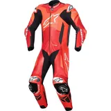 Alpinestars GP Plus V4 Sprint Lederkombi - Neon-Rot/Rot/Weiß/Schwarz / 54