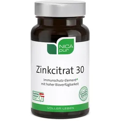 Nicapur Zinkcitrat 30 Kapseln 60 St