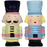 KitchenCraft Nussknacker Sammlung Salz- und Pfeffer Set 2-teilig mehrfarbig unbefüllt